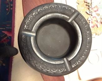 Unusual metal bowl