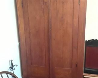 Handmade double door cupboard, South Carolina, 19th century