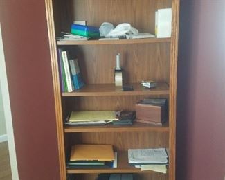 Solid oak book case