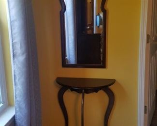 Accent table and mirror