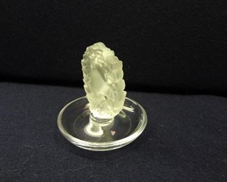 Lalique ring dish.