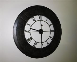 Large roman numeral wall clock