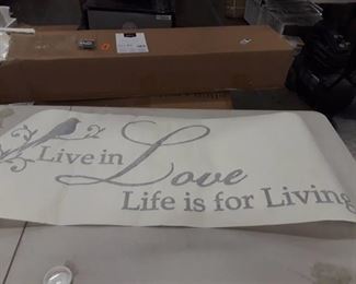 Live in Love Poster 16x40