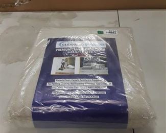 Cleaning Solutions Cotton Canvas Drop Cloth 9' X 12', Heavy Duty Fabric