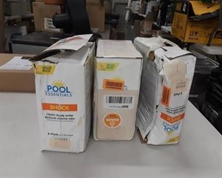 3 Boxes of Pool Essentials Shock