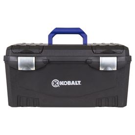 Kobalt 20-in Plastic Lockable Tool Box (Black)