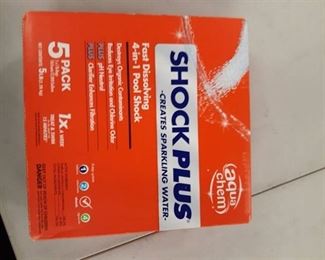 4 Pack of Aqua Chem Shock Plus, 5pk