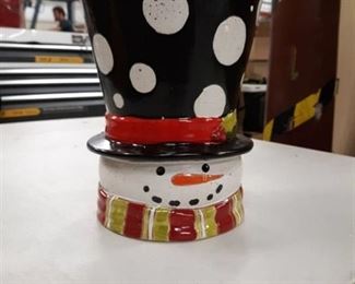 SnowMan Cookie Jar