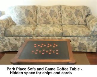 Sofa and Game table