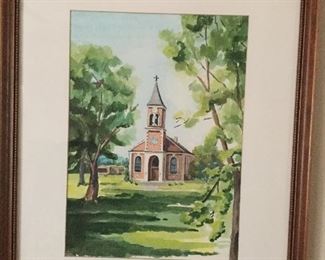 Church Water Color