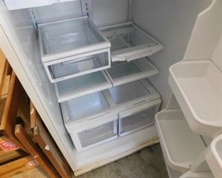 Inside of Maytag fridge