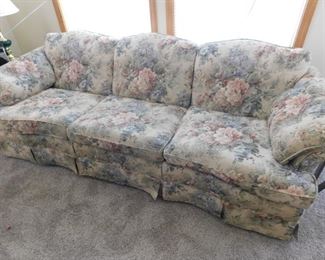 Floral couch w/Matching loveseat