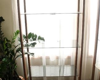 Two displays w/Glass shelving