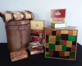 Collectible Cigar Boxes Tables and More
