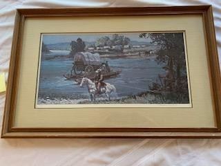 Hopkinson 57 of 500 Signed Print Ferry Crossing