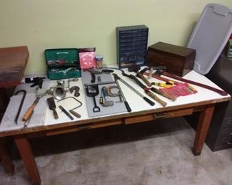 Work Bench and Tools Lot C