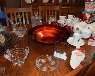 Seasonal Dishes, Glass Serving Dishes