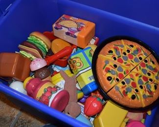 Plastic Play Food