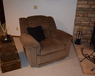 Side Chair, Firewood Holder, Fireplace Tools