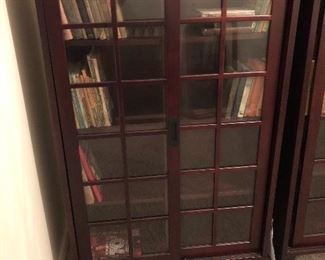 2 BOOKCASES/ CABINETS 