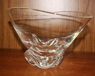 Large Stueben glass bowl