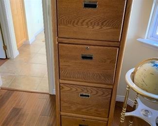 Oak book case