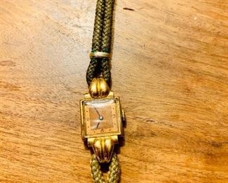 18k gold vintage watch