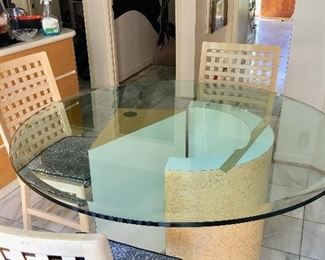 Deco kitchen table (4 chairs sold separately)