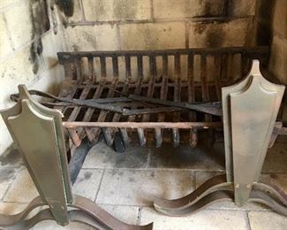 Art Deco andirons