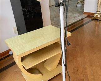 Canister floor lamp