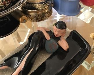 Chinese Deco trinket tray