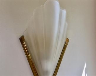Pair/Deco wall sconces