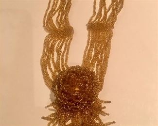 Deco beaded necklace