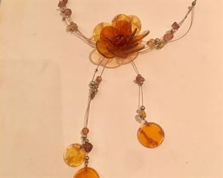 Vintage lucite necklace