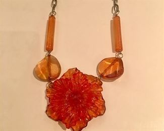 Lucite necklace