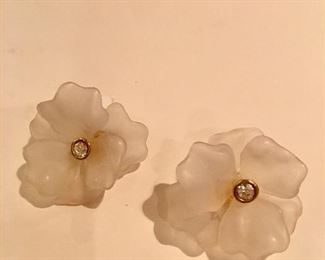 Lucite earrings