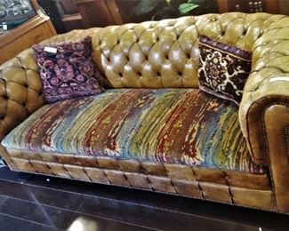Restored Tufted Couch