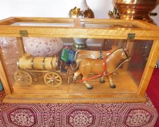 Wonderful German Horse & Ox Drawn Beer Cart