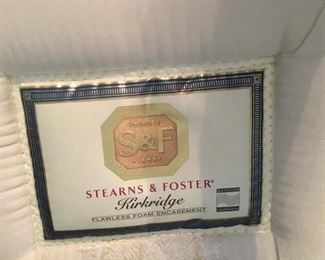 Fabulous Stearns and Foster Queen Mattress. 