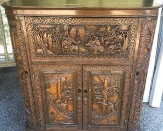 Antique Bar Cabinet