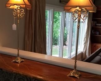 Candlestick Lamps Pair