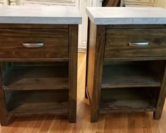 Concrete Top Side Tables