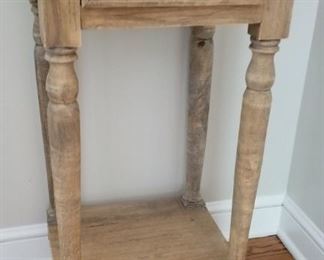Pickled Side Table 1 of 2