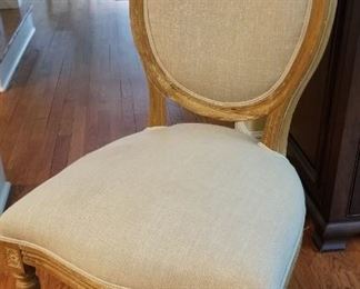 Oatmeal Balloon Back Chair