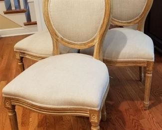 Oatmeal Balloon back Chair