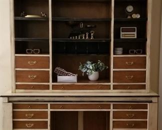 Breakfront Secretary Desk Front Facing