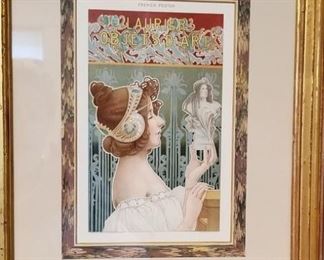 1902 Dodd Mead French Poster Framed