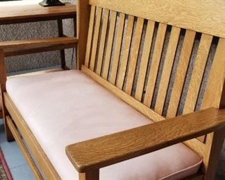 Oak Quartersawn Bench