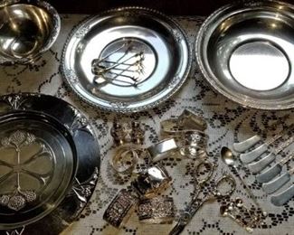 Sterling Silver Trays and Accessories