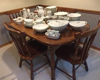 Kitchen solid wood table & chairs